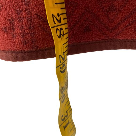 Mens Duluth Trading Relaxed Fit Red Lined Fleece Jacket Size XL - Picture 6 of 6